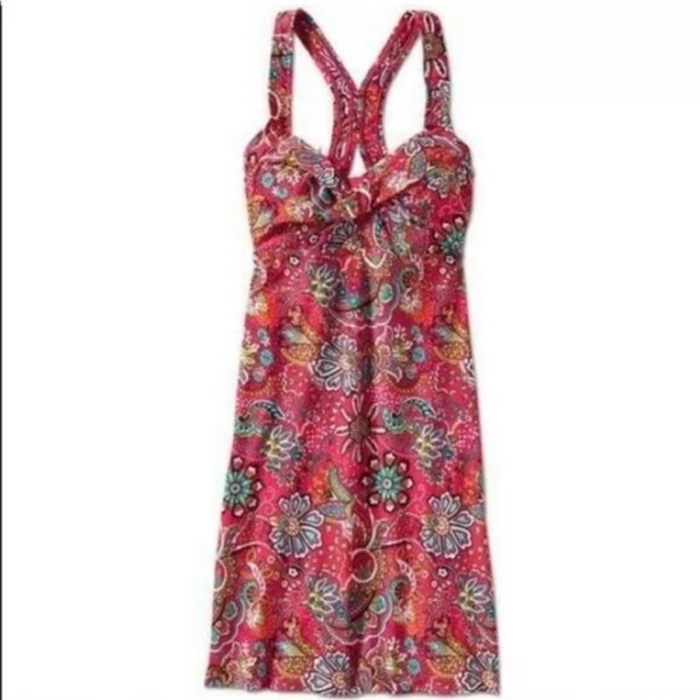 SOLD SOLD SOLD New Athleta XL Salina Dress Swim Activewear Beach Red